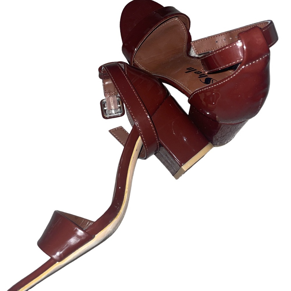shein heeled sandals🤎